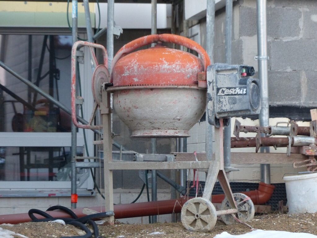 drum mixer, concrete mixer, concrete-95209.jpg